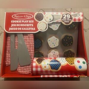 Melissa & Doug Slice And Bake Wooden Cookie Set Pretend Play Kitchen Learning